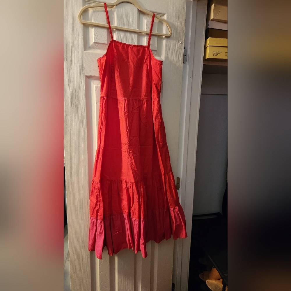 Vibrant Red Maxi Dress